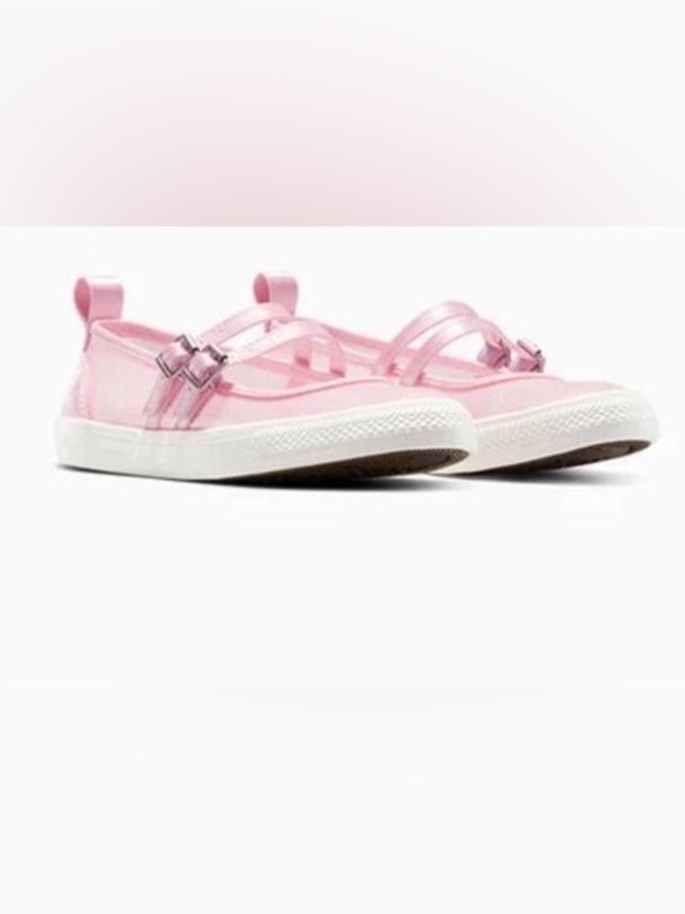 Converse Dainty Double Strap Mary Jane Ballet Flats Pink NWT Womens 9